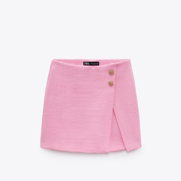 ZARA LIMITED EDITION BUTTONED SKIRT - Picture 4 of 6